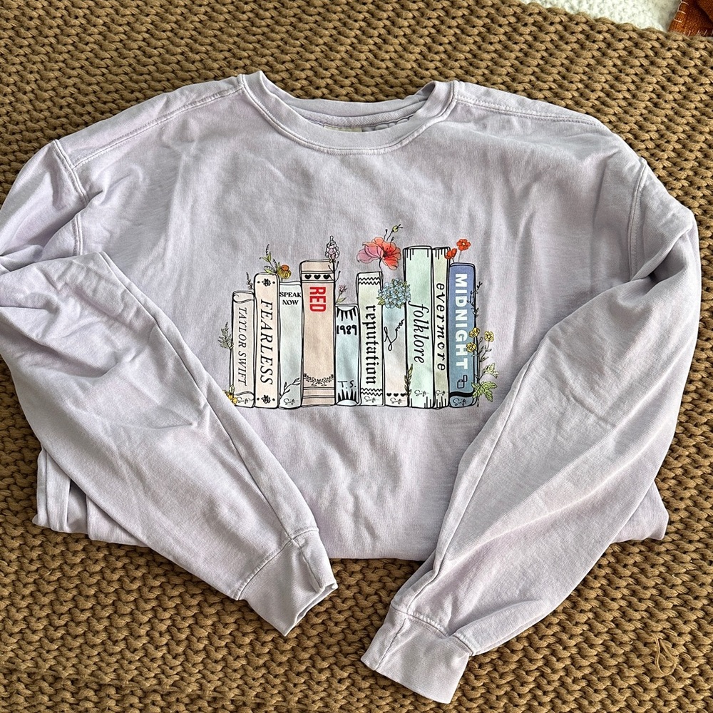 Comfort Colors Light Purple Sweatshirt